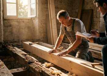 mérule sur solives abîmées : réparation et coût